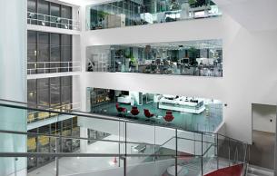 Photographer Andy Ryan Media Lab Complex interior photo