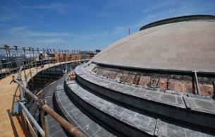 Courtesy Walsh Bros. Dome exterior