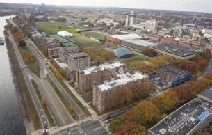 MIT west campus aerial (Photo: C. Harting)