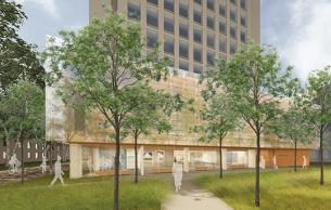 MIT Building 55 (rendering courtesy Anmahian Winton Architects)