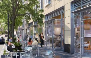 Courtesy Arch Partners 610 Main Cafe Sidewalk