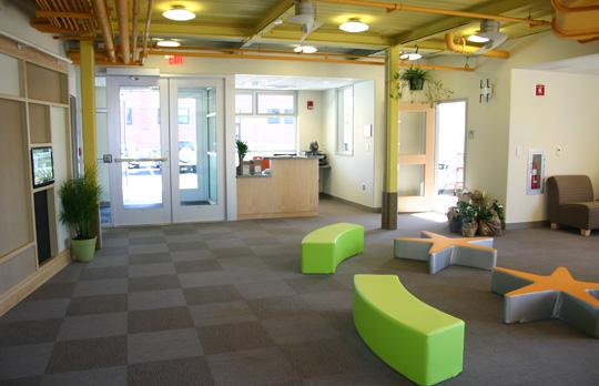 Lobby (L. Tenny) Lobby of Childcare Center