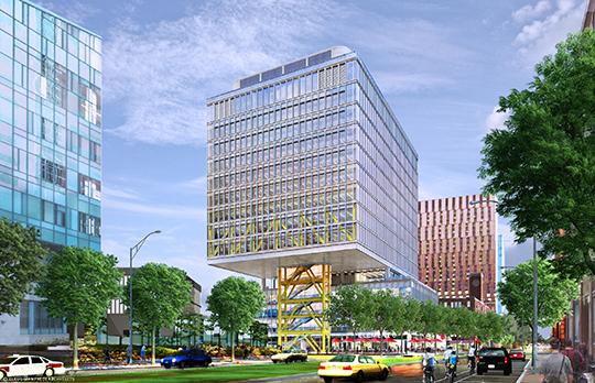 Site 2 Main Street View (Courtesy Elkus Manfredi Architects) Site 2 Main Street View (Courtesy Elkus Manfredi Architects)