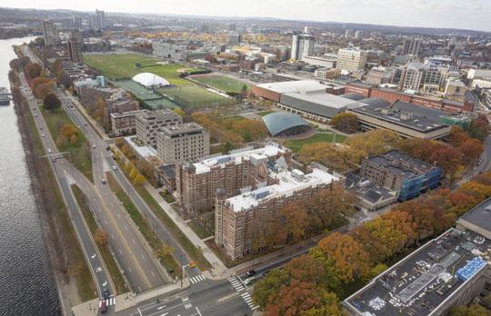 MIT west campus aerial (Photo: C. Harting)