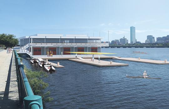 Exterior view, dock (Courtesy Bruner/Cott Architects and Peterson Architects)