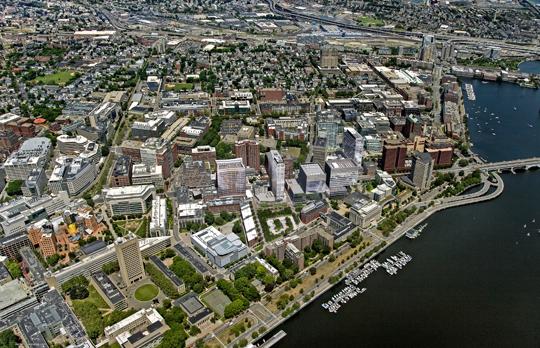 Kendall Square Initiative Aerial (Courtesy Neoscape)