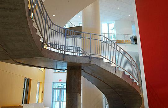 Stata Center interior stairwell photo