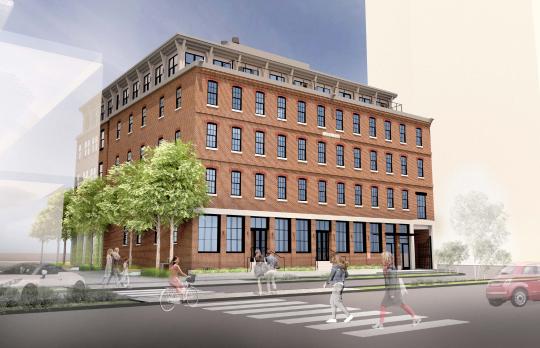 139 Main Street Exterior Rendering; Courtesy of Arrowstreet 139 Main Street Exterior Rendering