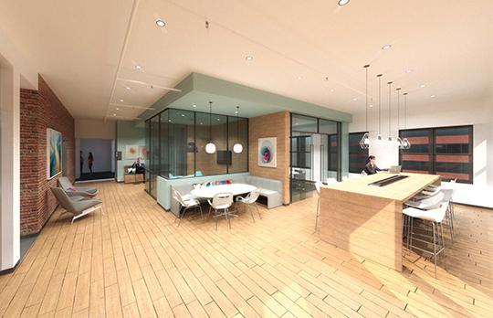 139 Main Street; Courtesy of Arrowstreet 139 Main Street Interior Rendering