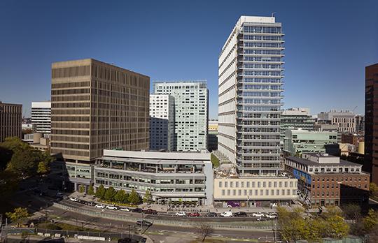 One Broadway south façade aerial (Courtesy JLL)