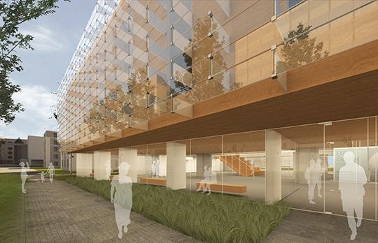 MIT Building 55 (rendering courtesy Anmahian Winton Architects)