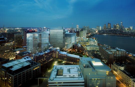 Kendall Square at night