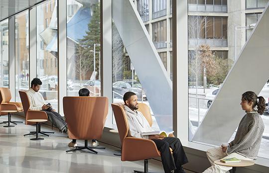 Collaboration area (Photo by Dave Burk © SOM)