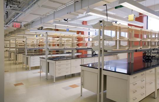 Building 31 lab (Courtesy R Bousquet Photo)